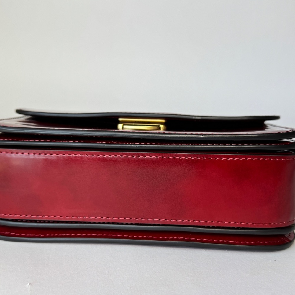 Coach Rogue Top Handle bag In Ruby Red Spazzolato Leather Limited Edition NWT - Picture 5 of 11